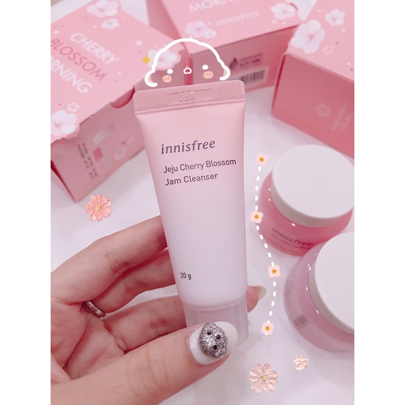 SET KEM DƯỠNG DA INNISFREE JEJU CHERRY BLOSSOM MORNING