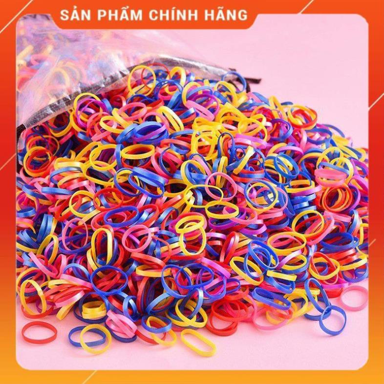 Túi Gấu 2000 Thun Cột Tóc Co Dãn Nhiều Màu Cho Bé
