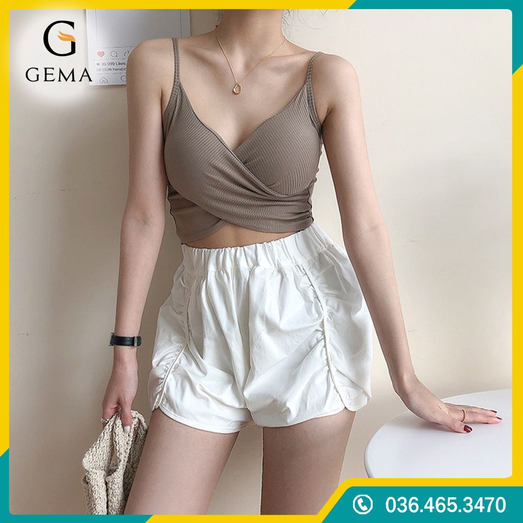 Bra thun tăm chéo siêu xinh, Áo ngực thun tăm chéo dây mảnh mẫu mới