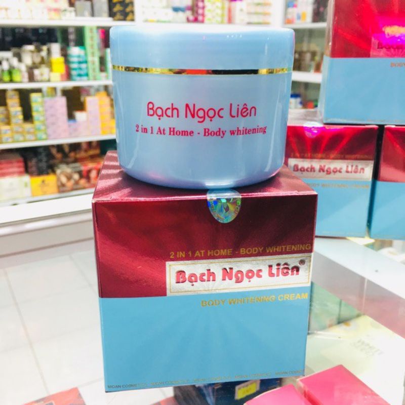 bạch ngọc liên 2in1 at home body whitening cream dưỡng