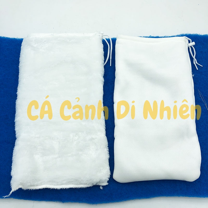 Túi lọc nước giữ cặn hồ cá loại DÀY có dây rút bằng vải bông
