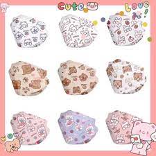 Khẩu trang KF94 Họa Tiết Dễ Thương Hàn Quốc 4D mask (Bịch 10 cái)