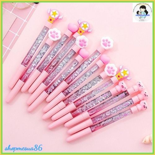 Bút nước nhũ chảy cao cấp, bút nhũ thân kim tuyến siêu xinh giá sỉ toàn quốc