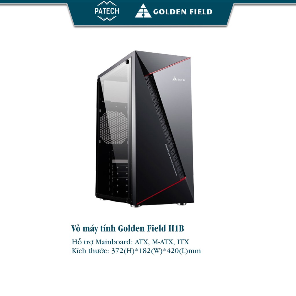 Vỏ case máy tính Golden Field H1B - Hàng Chính Hãng