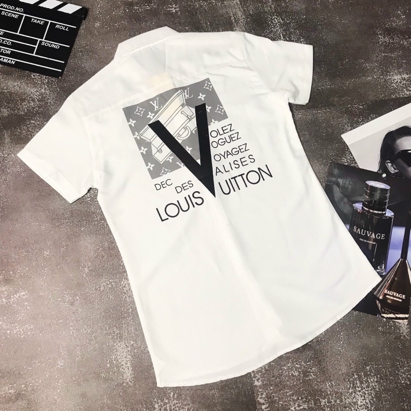 Áo Sơ Mi Nam Kate TRẮNG TAY NGẮN - SMTN