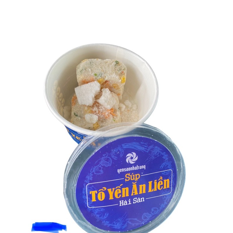 Súp tổ Yến ăn liền hải sản(mua 1hop tặng1goi cafe )