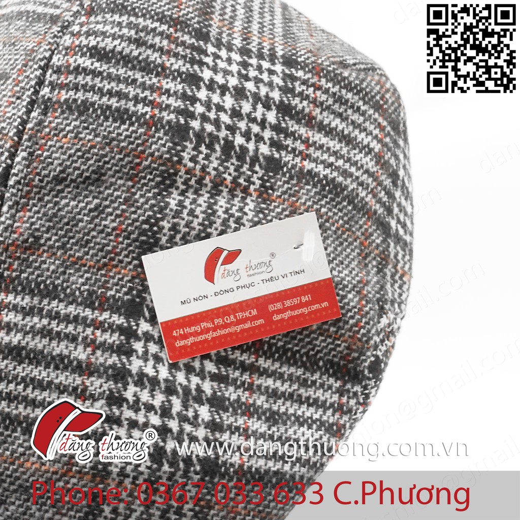[SHIP HOẢ TỐC ] [CÓ SẴN]Mũ nồi nam DẠ DÀY DẶN caro bere beret nỉ dạ cho người trung niên, cao tuổi phong cách cổ điển mà