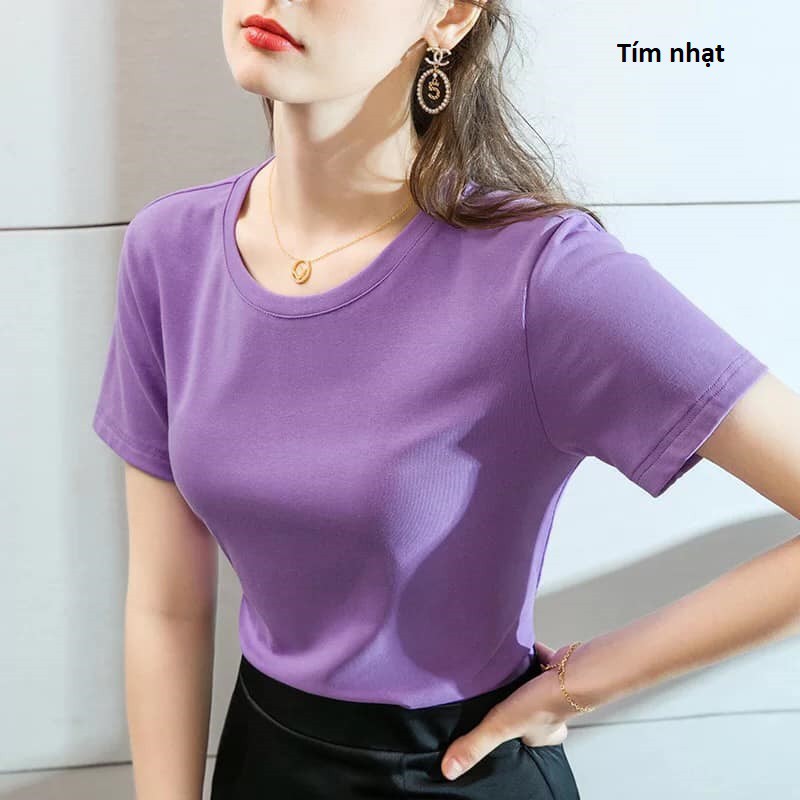 AL30677 - Áo thun nữ hè cổ tròn/Cổ tim hàng nhập - giá 240k