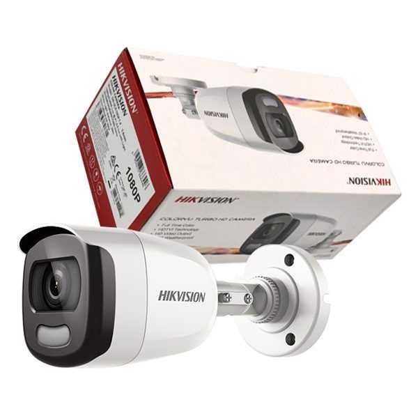 Camera HDTVI ColorVu 2MP HIKVISION DS-2CE12DFT-F Chính hãng