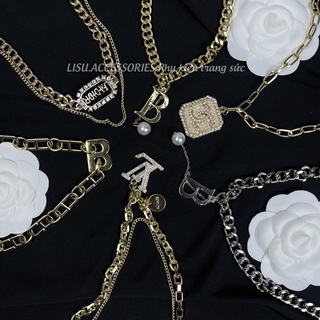 Vòng cổ choker LISU, Set 1 hoặc 2 dây chuyền phong cách cá tính