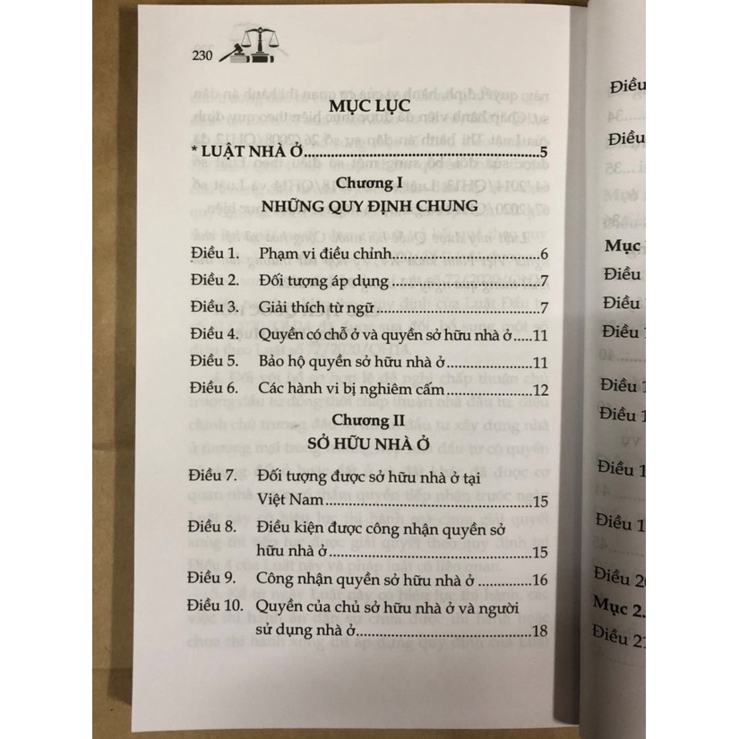 Sách Luật nhà ở (sửa đổi, bổ sung năm 2020, 2022)