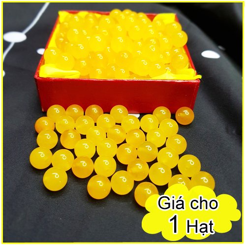 Hạt đá xâu vòng phong thủy đủ màu theo mệnh size 8 10 12 ly xâu vòng tay vòng cổ - GIÁ CHO 1 HẠT - Tặng dây và kim xâu
