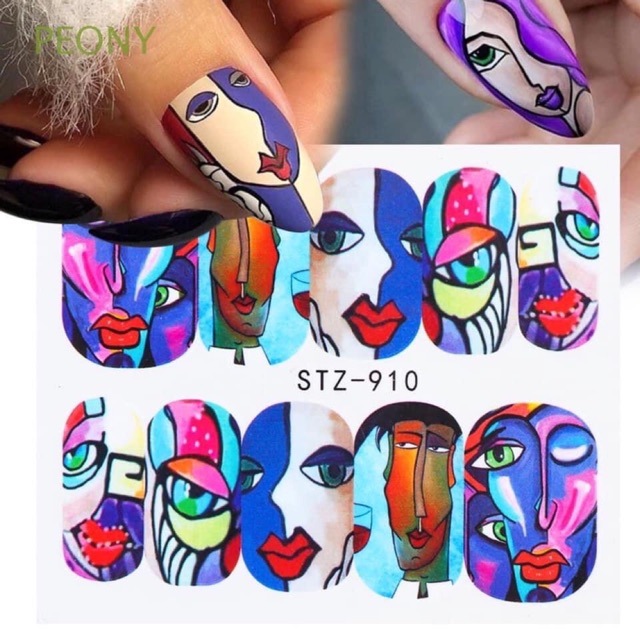 Set 16 tờ sticker dán nước ( Sticker Nga)