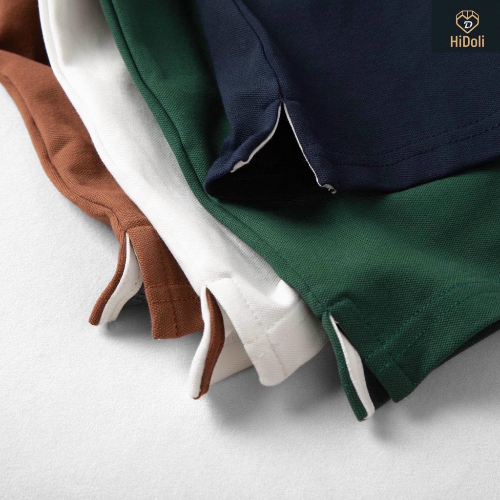 ÁO THUN NAM HIDOLI CÁ SẤU TRƠN CỔ TRÒN