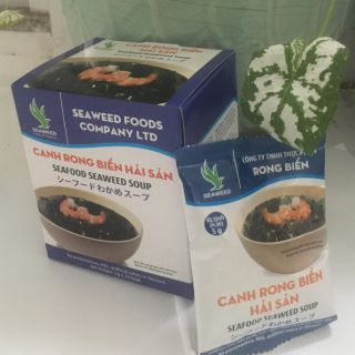 Canh rong biển ăn liền hải sản