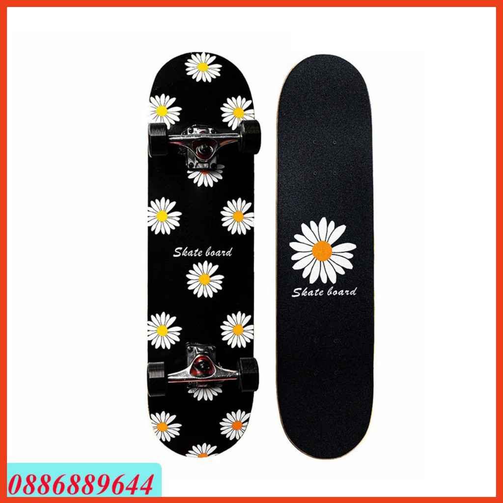 Ván Trượt Skate Board Hoa Cúc Siêu Hạng 899-06 [ Khuyến Mại ]