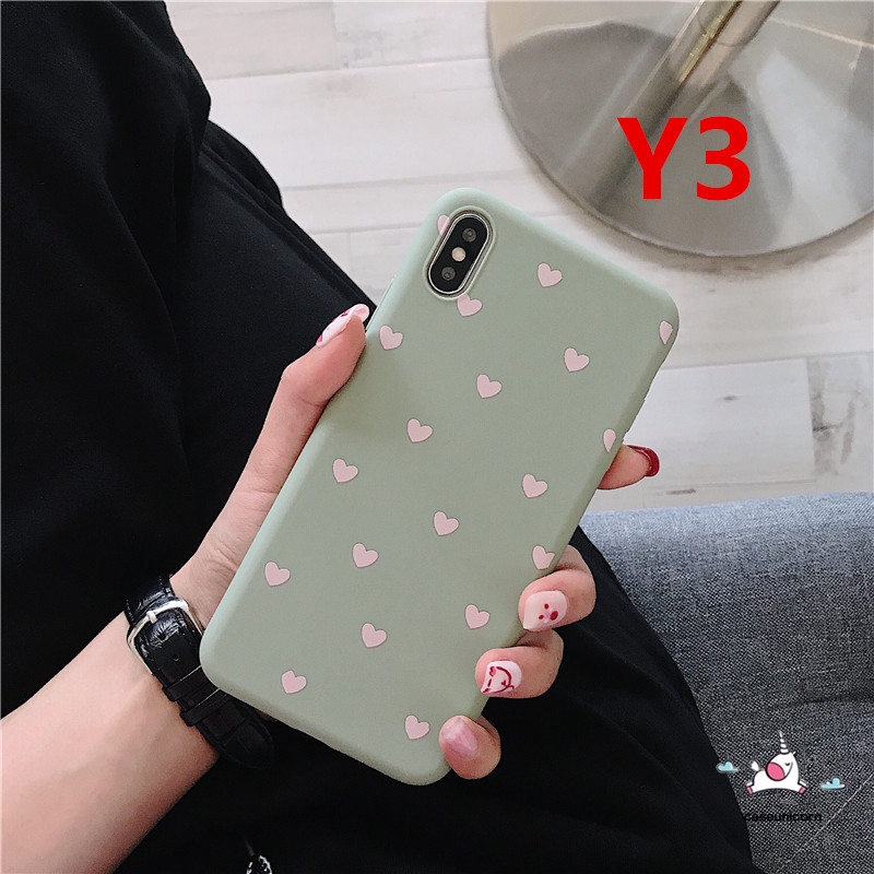 Ốp điện thoại bằng TPU silicon họa tiết trái tim màu kẹo cho iPhone 11 8 7 6 6s Plus X XR XS MAX 11Pro Max SE 2020 | BigBuy360 - bigbuy360.vn