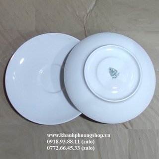 dĩa lót chén cơm sứ Minh Long - dĩa lót chén cơm sứ