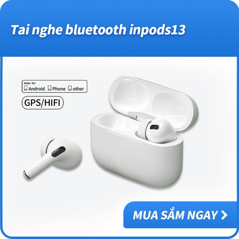 ✅COD✅TWS Airs pro 3 Tai nghe bluetooth không dây có mic i13 có hộp sạc màu macaron inpods 13 nút cảm ứng