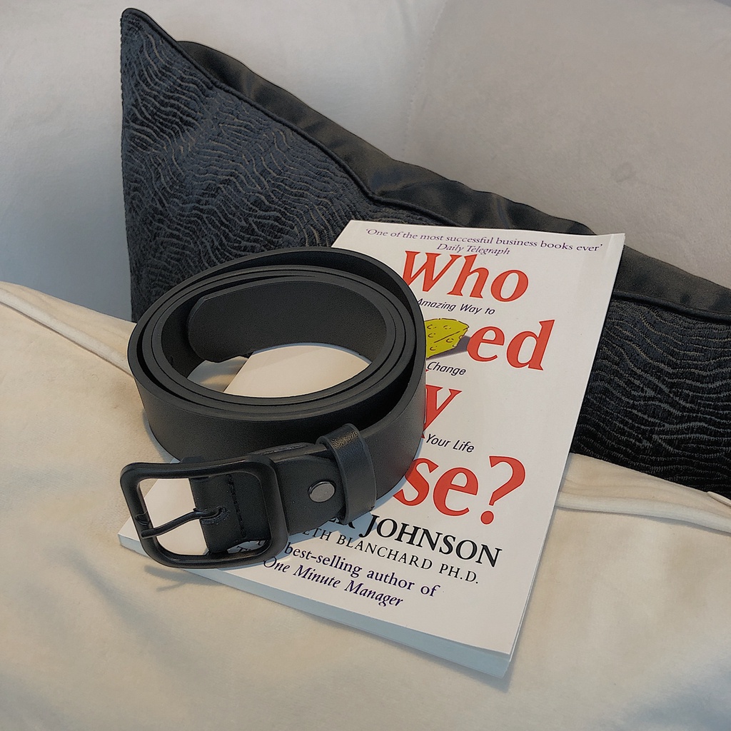 Thắt Lưng Khóa Cài Kiểu Hồng Kông retro Trẻ Trung Dễ Phối Trang Phục Cho Nam