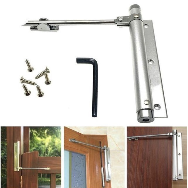 Bản Lề Cửa Tự Động Đóng Cửa KUNBE Nhiều Màu Có Thể Điều Chỉnh Lực Đẩy, Tiện Lợi