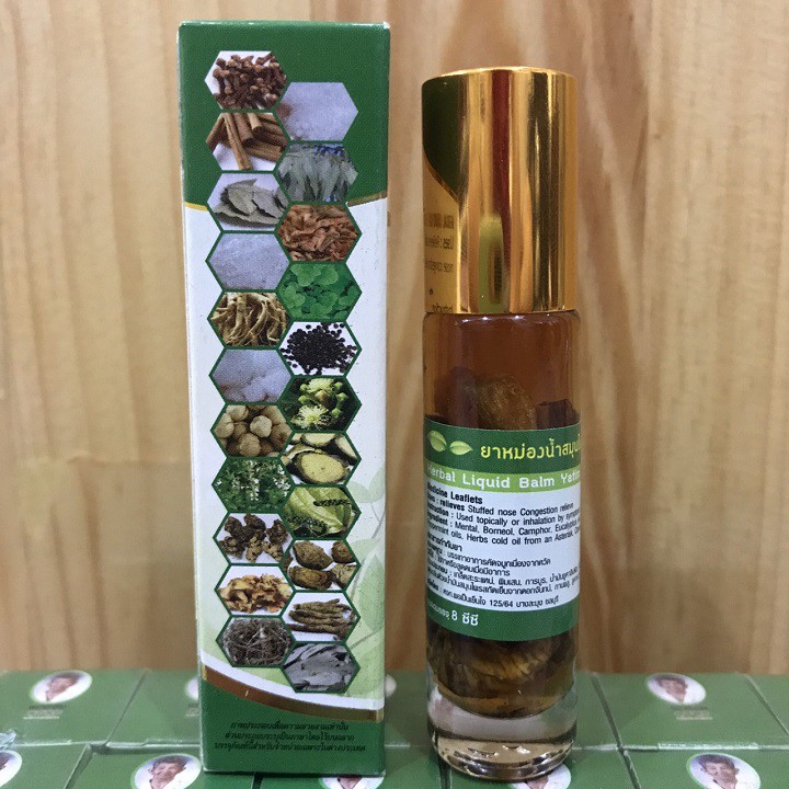 DẦU LĂN THẢO DƯỢC 22 VỊ OTOP HERBAL LIQUID BALM YATIM