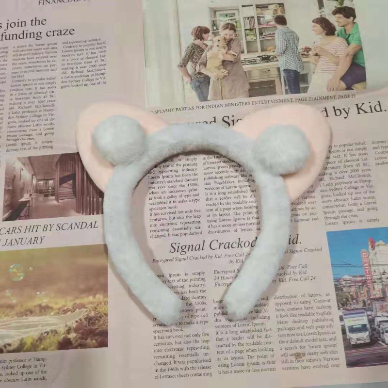 Băng đô bong bóng tai mèo dễ thương