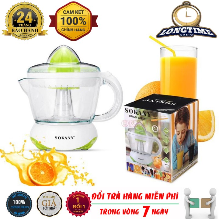 (BẢO HÀNH 2 năm ) , Máy vắt cam Sokany điện NHẬT BẢN - tự động , mạnh mẽ , hiện đại - đổi mới 7 ngày