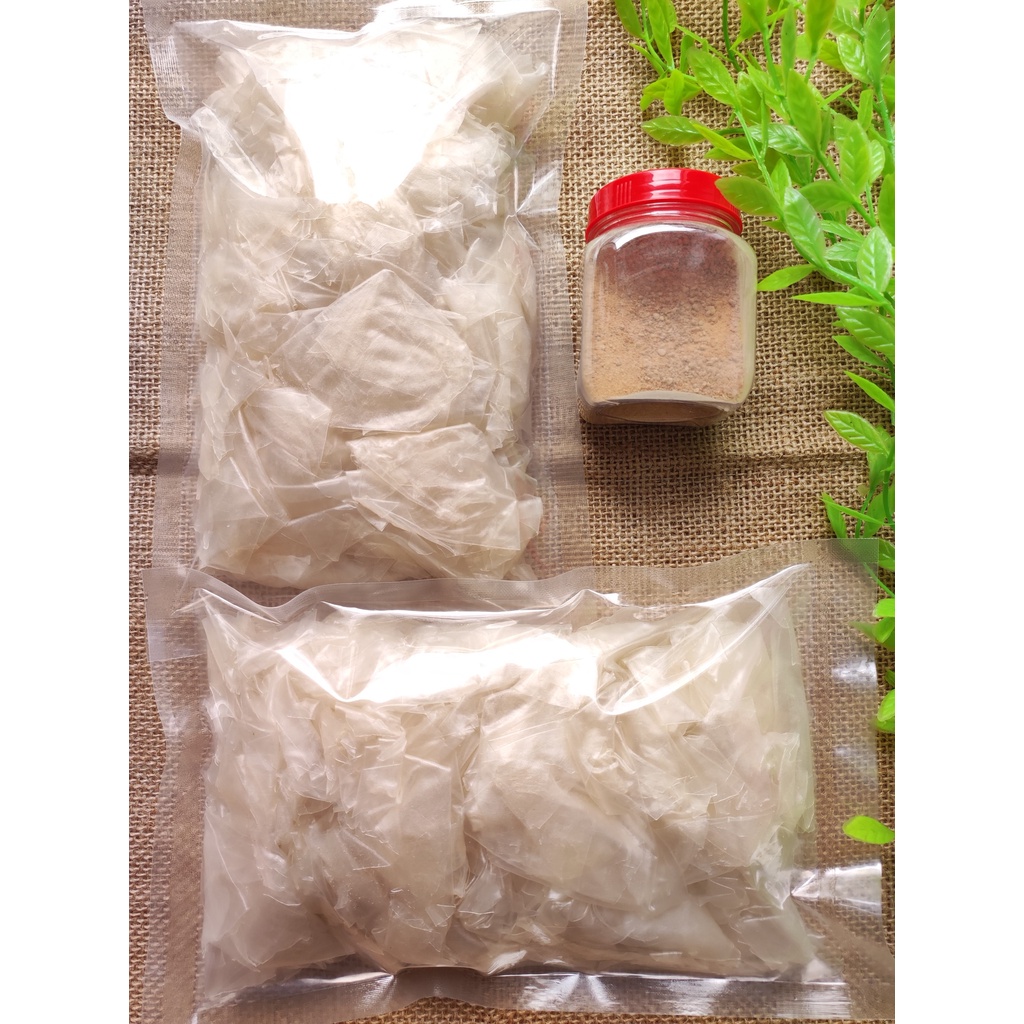 Combo 1kg bánh tráng phơi sương rìa ủ bơ + hủ muối nhuyễn | Có 2 phân loại là muối nhuyễn chay và muối nhuyễn tôm