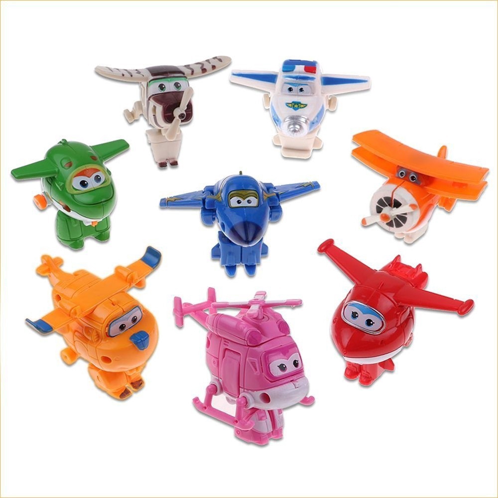 Set 8 mô hình máy bay đồ chơi mini cho bé