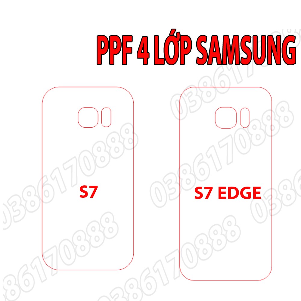 Dán lưng PPF 4 lớp chống va đập cho SAMSUNG S7 / S7 EDGE