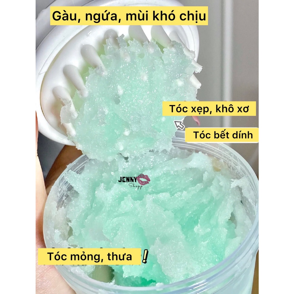 Combo Lược & Tẩy Da Chết Cho Tóc Và Da Đầu Jiorniee Head Series