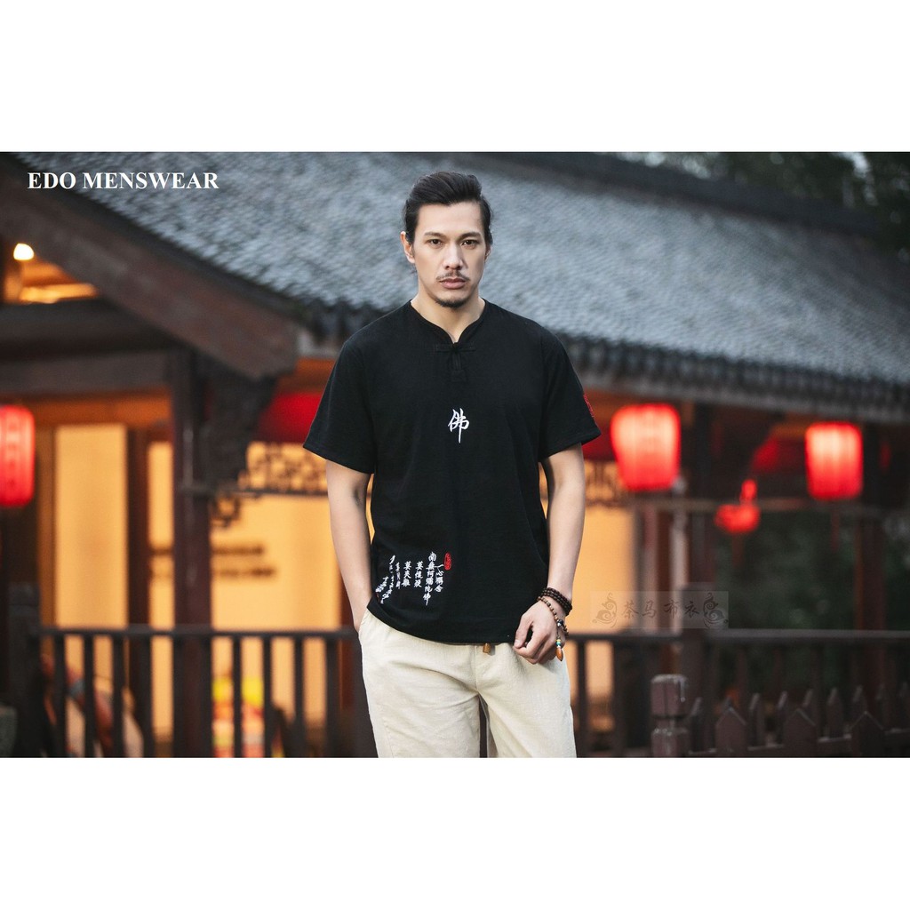 Áo Hanfu chất đũi mặc khỏe đẹp, siêu cool ngầu, phong cách