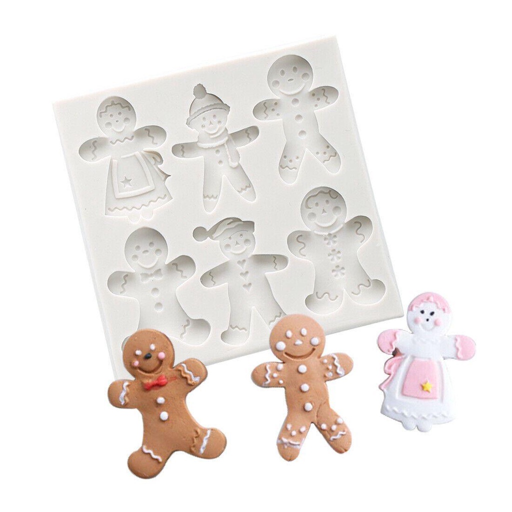 Khuôn Silicone Làm Bánh Gừng / Bánh Mì Thủ Công DIY