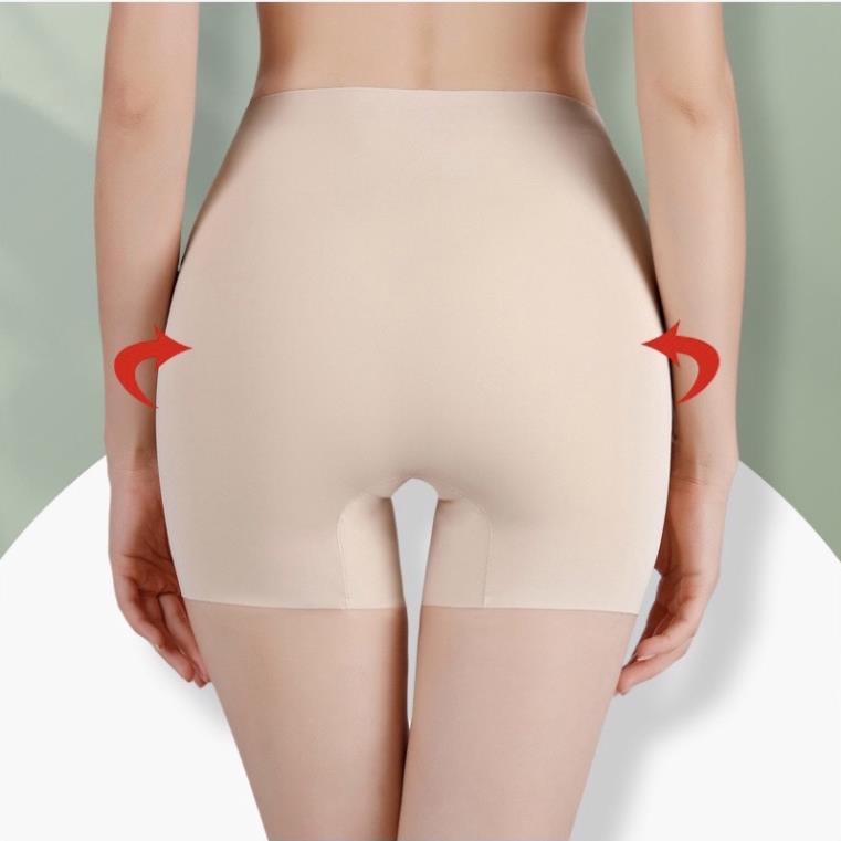 Quần Nịt Bụng Đúc Su Lụa Tàng Hình Siêu Co Giãn Định Hình Vòng Eo Cao Cấp 4385 **
