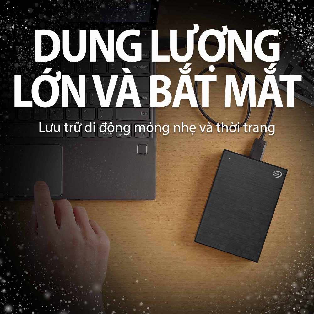 [Mã ELMALL10 giảm 10% đơn 500K] Ổ Cứng Di Động HDD Seagate Backup Plus Portable 5TB_USB 3.0 + Phục Hồi Dữ Liệu Rescue