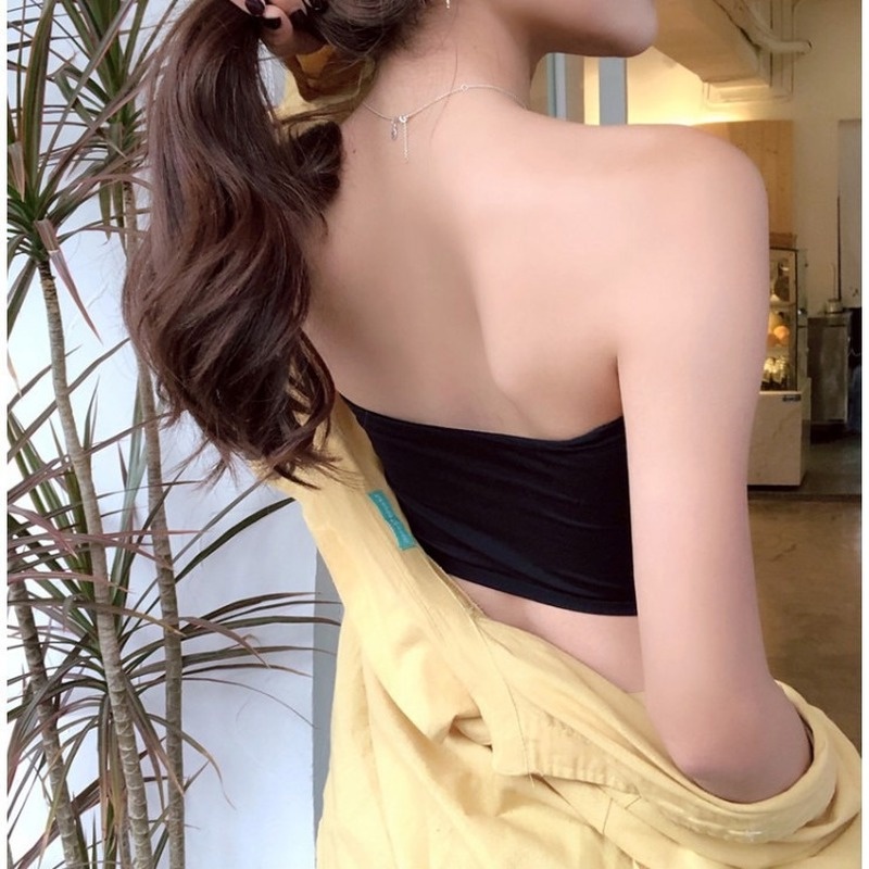 CCVN Áo lót nữ màu trơn không dây quyến rũ