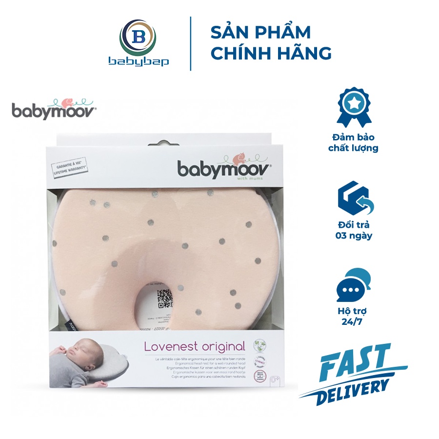 Gối Chống Bẹt Đầu Babymoov Và Hỗ Trợ Giấc Ngủ Sâu Cho Bé