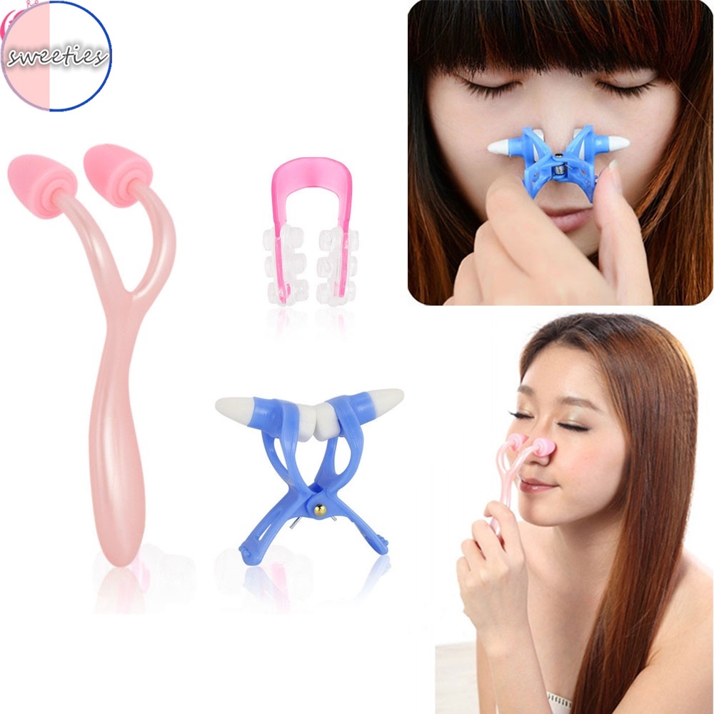 [Hàng mới về] Set 3 dụng cụ chỉnh sửa mũi làm từ nhựa sử dụng tiện lợi