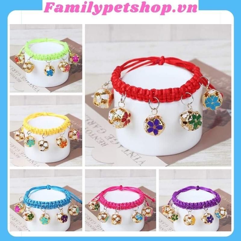 Vòng cổ cho chó mèo thú cưng nhiều màu sắc xinh xắn-familypetshop.vn