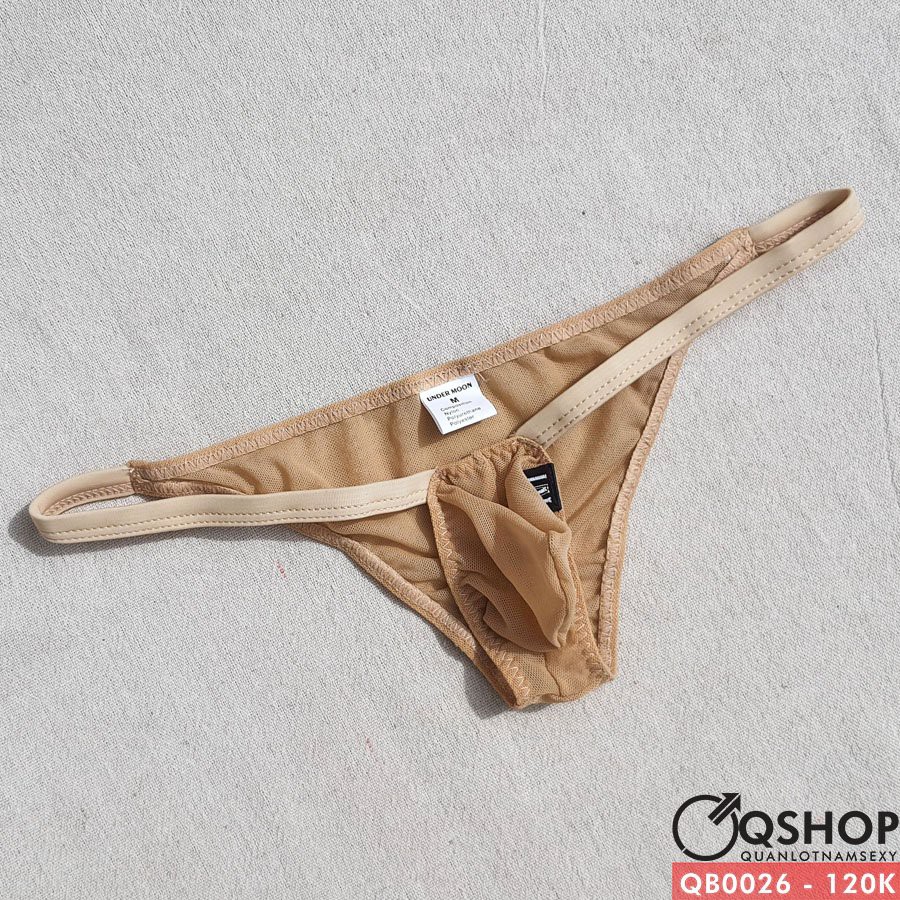 QUẦN LÓT NAM BIKINI LƯỚI MỊN GỢI CẢM QSHOP  QB0026