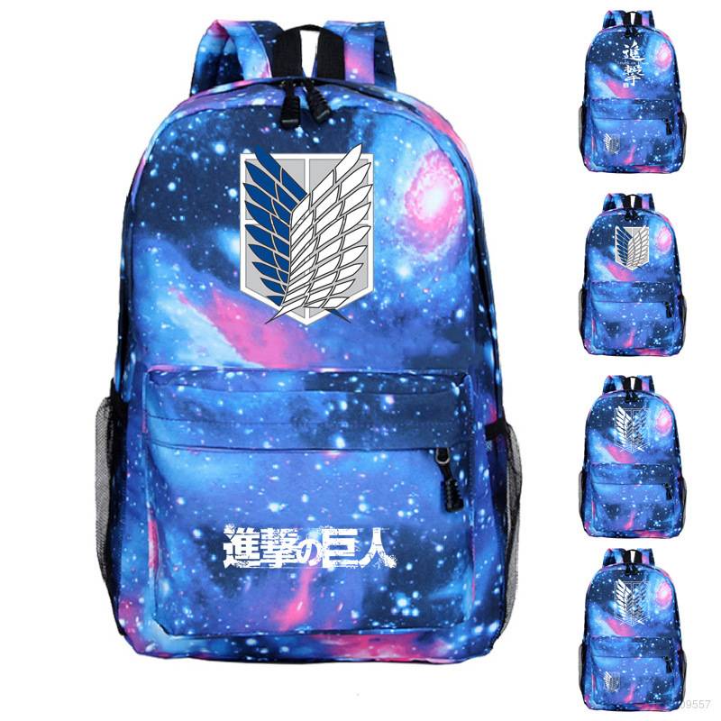 Ba Lô Đi Học Họa Tiết Cánh Thiên Thần Trong Phim Attack On Titan Độc Đáo Cá Tính Cho Bé