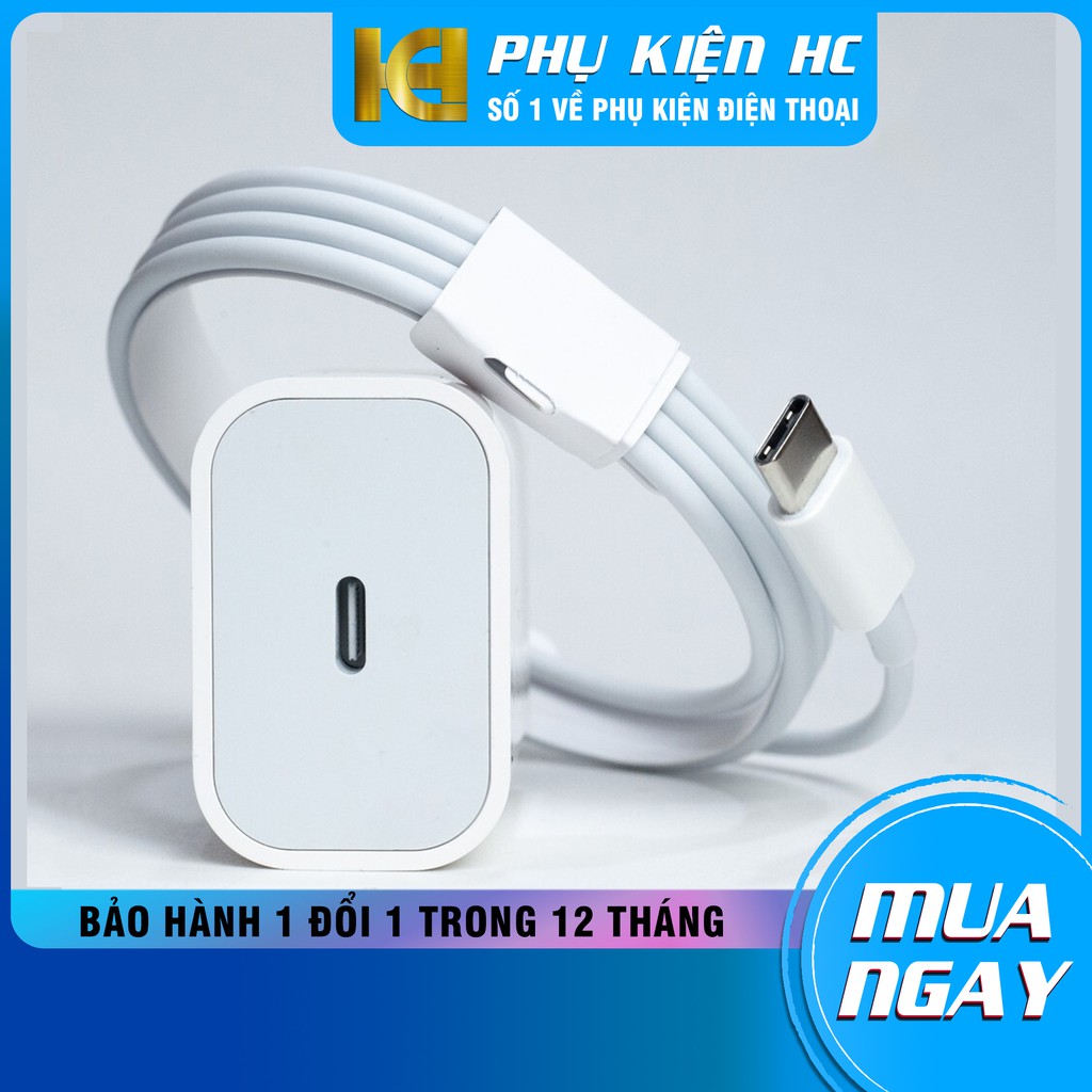 (BH 12 tháng) Bộ Sạc Nhanh Iphone PD 18W USB-C To Lightning