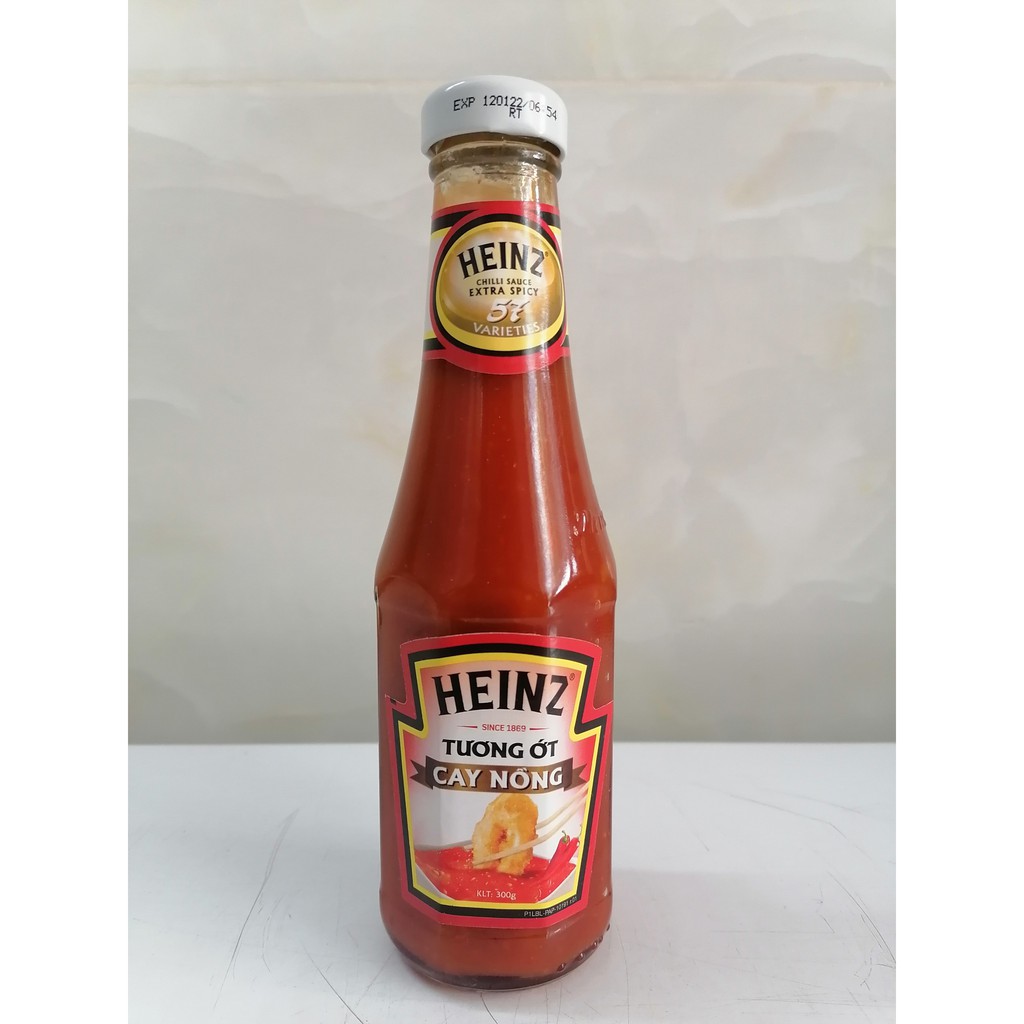 [Chai 300g – CAY NỒNG] TƯƠNG ỚT [Thailand] HEINZ Extra Hot Chilli Sauce (btn-hk)