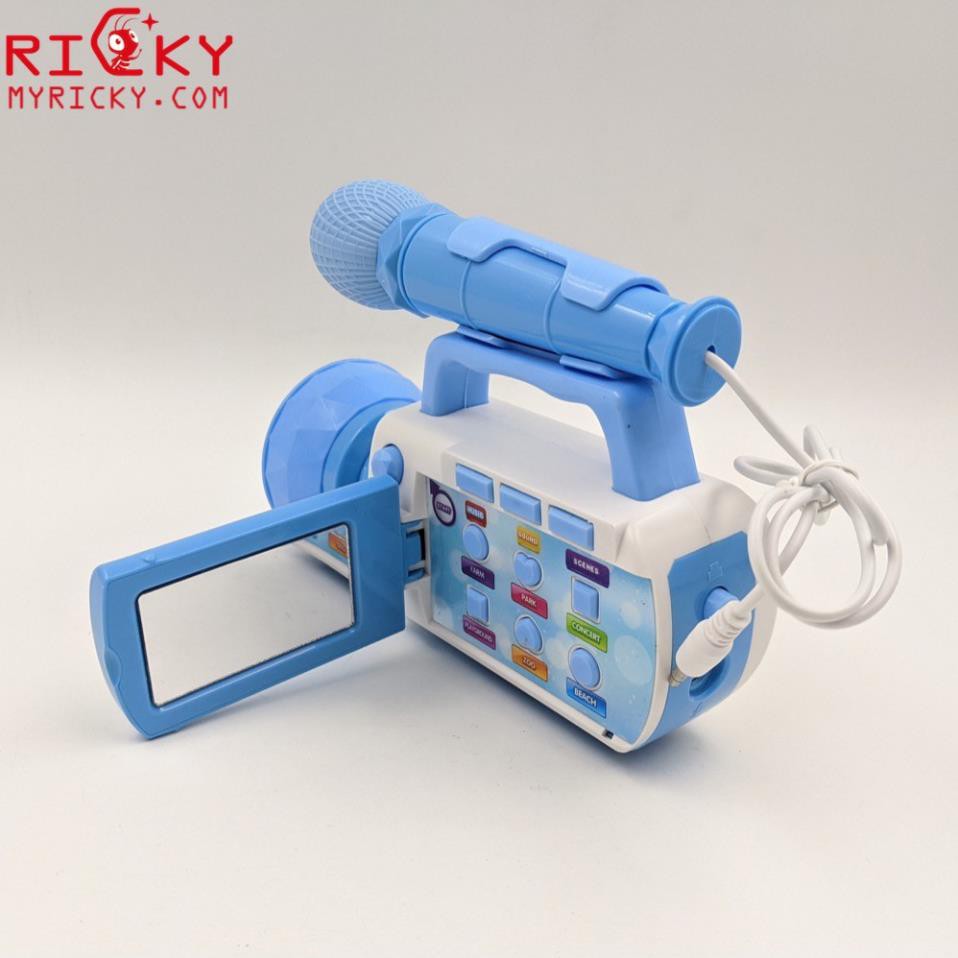 Máy quay phim- Bộ đồ chơi tập làm phóng viên cho bé