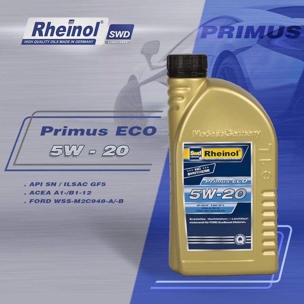 Dầu nhớt Rheinol Primus ECO 5W20 - Hàng nhập khẩu cao cấp Đức 1L