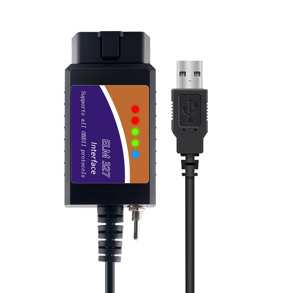 Công Tắc ELM 327 V1.5 USB OBD2 ELM327 Cho Xe Ford Mazda ELM327 Forscan ELM PIC18F25K80 HS CAN MS CAN