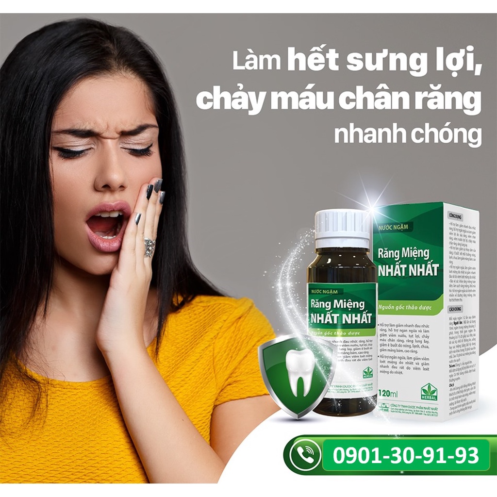 Nước ngậm Răng miệng Nhất Nhất (Chai 120ml) [súc miệng nhất nhất]