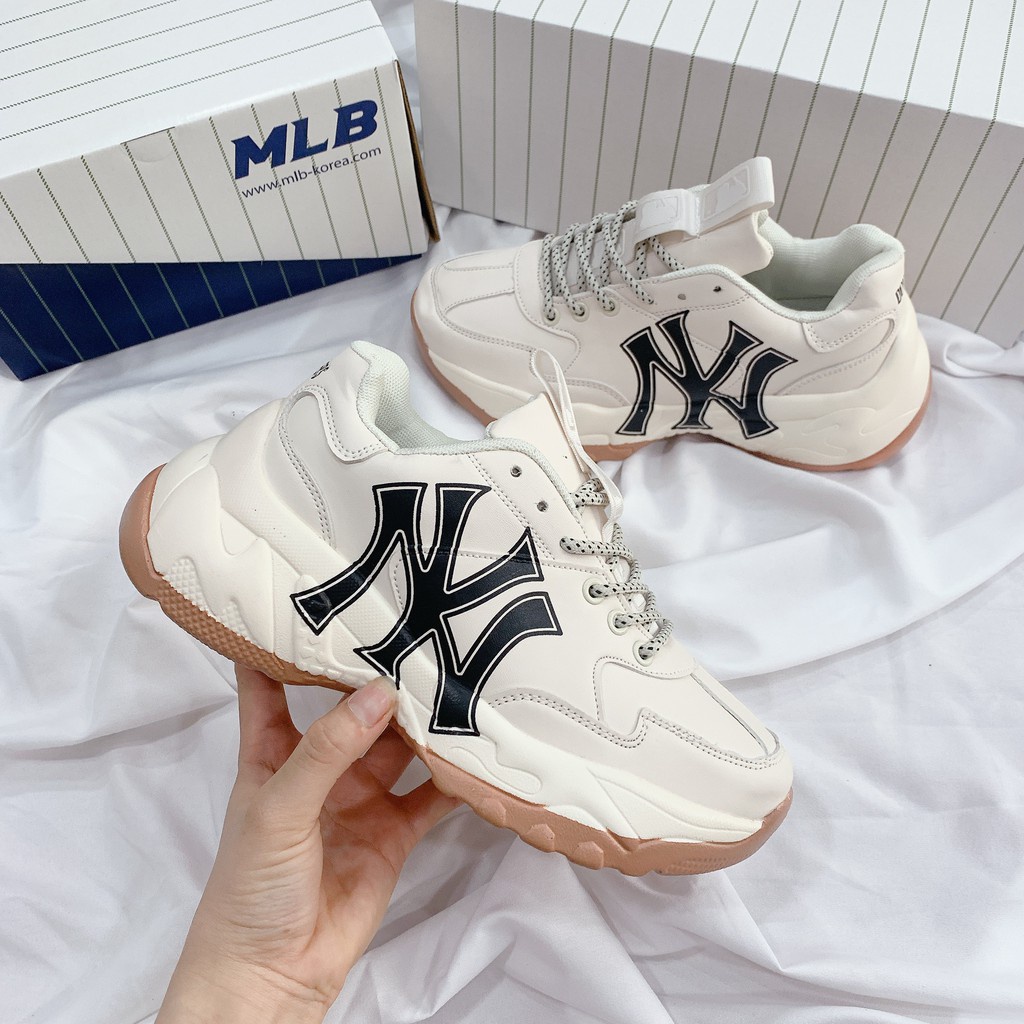 Giày thế thao 𝐌𝐋𝐁 NY chữ vàng, giày sneaker nam nữ cao cấp bản trung - hàng 11 | BigBuy360 - bigbuy360.vn