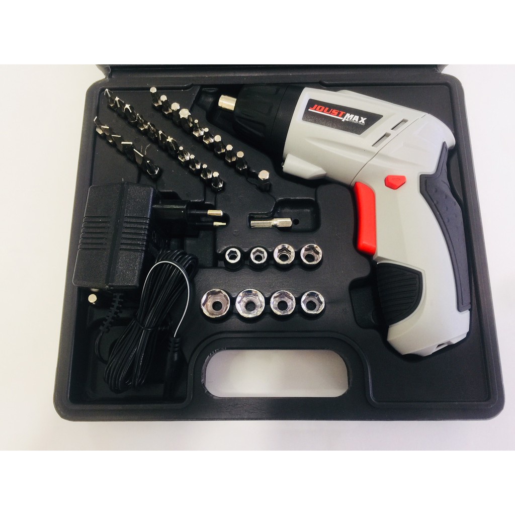 💥Mẫu mới 2022💥 Máy khoan vặn ốc vít cầm tay mini 45 chi tiết Joust Max - Bộ máy khoan cầm tay